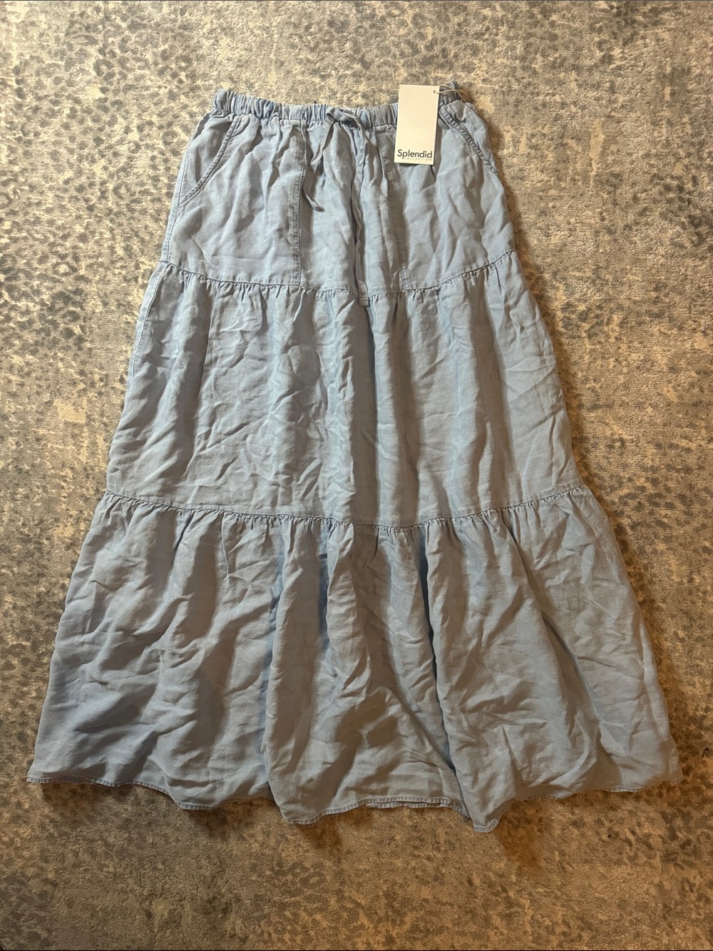 Splendid Tiered Maxi Skirt
